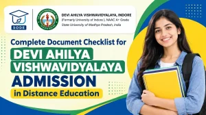 DAVV Admission Documents Checklist